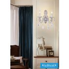 UNIVERSO Fali lámpa 2 karos 2xE14 Max.40W D29x35cm fehér/arany