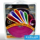 UNIVERSO Neon LED szalag 12v 2835-120D-8w/M Rózsaszín IP65 5M