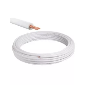   SZIGETELT LÁGY RÉZCSŐ 3/8"X1MM (10MM)(25FM/TEKERCS)6MM-ES SZIGETELÉS (VEGYTISZTA) CE