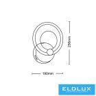 UNIVERSO Fali lámpa LED 9w 450lm 4000k IP20 190×256mm fehér