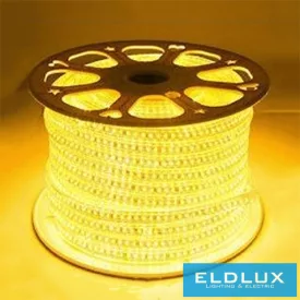   ELDLUX Flexibilis LED szalag AC:220V 2835-120D-10MM 7.6w/M arany IP65
