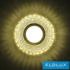 ELDLUX LUXOR süllyesztett lámpatest LED 3W NW GU10 króm