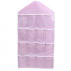 Zsebes tároló, felakasztható tároló, szekrény rendező 16 zsebbel