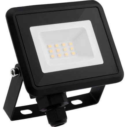 LED reflektor 10W 850lm 4000K IP65 Fekete SOLAS