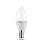 Asalite LED Izzó C37 gyertya E14 6W 3000K (510 lumen)