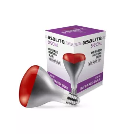 Asalite Infra Izzó R125 E27 100W Piros