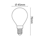 Asalite Halogén Izzó G45 mini gömb E14 28W 2800K (370 lumen)