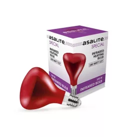 Asalite Infra Izzó G95 E27 100W Piros