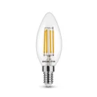 Asalite LED Izzó C35 filament gyertya E14 4W 2700K (470 lumen)