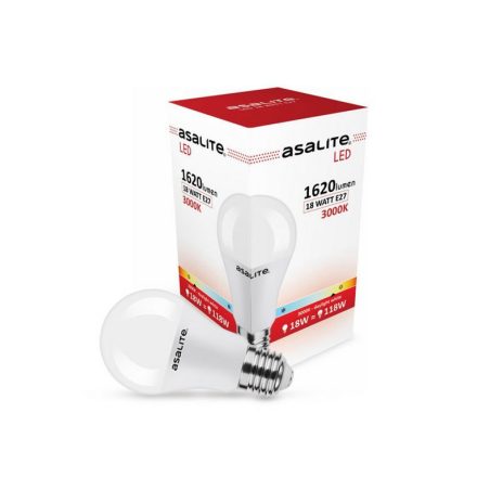 Asalite LED Izzó A70 gömb E27 18W 3000K (1620 lumen)