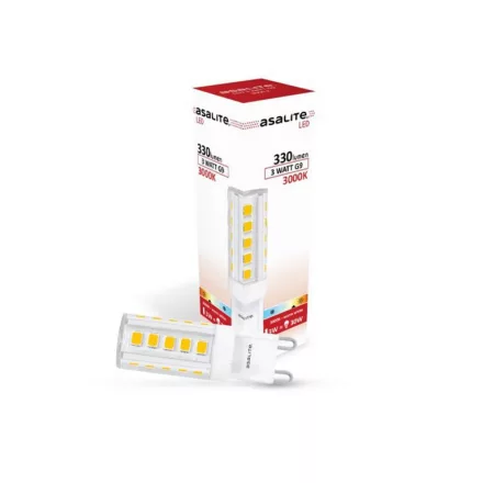 Asalite LED Izzó G9 3W 3000K (330 lumen)