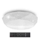 Asalite LED Mennyezeti Lámpa LIZA 48W 3000K/4000K/6500K (4080 lumen) Gyémánt/Csillagos + Távirányító CCT