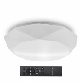   Asalite LED Mennyezeti Lámpa OLIVIA 48W 3000K/4000K/6500K (3400 lumen) Gyémánt + Távirányító CCT