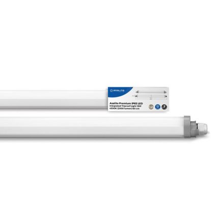 Asalite Prémium IP65 Por-és Páramentes Integrált LED Armatúra 60cm 18W  4500K (2000 lumen)