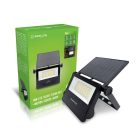 Asalite LED Napelemes Lámpa Slim 10W 4000K (1300 lumen)+Mozgásérzékelő Szenzor