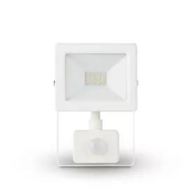   Asalite LED Fehér Reflektor Slim 10W 4500K (900 lumen) + Mozgásérzékelő Szenzor