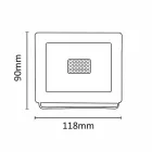 Asalite LED Fehér Reflektor Slim 20W 4500K (1800 lumen)