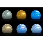 Asalite LED Éjjeli Lámpa Csillagos Gömb 1W