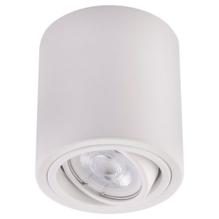 Felületre szerelhető HALOGEN lámpatest alumínium fehér SPOT TUBE 10cm LED GU10 Bellaluxhoz