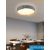 UNIVERSO Mennyezeti lámpa 46w 3680lm 3000k 495x100mm szürke/arany
