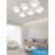 UNIVERSO Mennyezeti lámpa 120w 9600lm 6500k 860x570x130mm fehér/arany