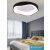 UNIVERSO Mennyezeti lámpa 38w 3040lm CCT D500x110mm fekete