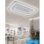 UNIVERSO Mennyezeti lámpa 123w 9840lm CCT 1020x625mm fehér