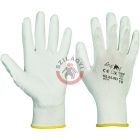 PU-ba mártott nylon kesztyű 8-as fekete (Bunting Light)