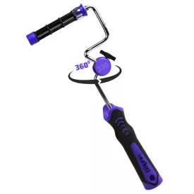   Blue Dolphin 330 Roller System 360° forgó festőhenger nyél 10 cm – mini hengerhez