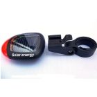 Napelemes solar hátsó kerékpár lámpa bicikli hátsó LED lámpa 