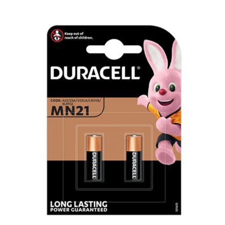 Duracell Riasztó Elem Alkáli LR23, MN21, A23, V23GA, LRV08 (12V) B2