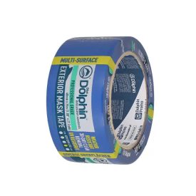   Blue Dolphin kültéri építőipari PE festő-maszkolószalag 48 mm × 25 m – UV-álló 30 napig
