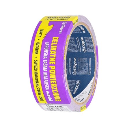 Blue Dolphin WASHI Sensitive festő-maszkoló szalag 60 napos lila rizspapír 29mmx25m