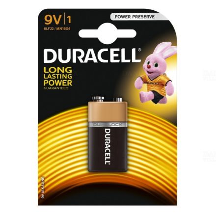 Elem   9V 6LR61 bliszteres Duracell Basic – Készlet erejéig!!!