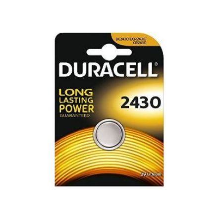 Duracell lítium elem 2430 BATTERIES DL2430 CR2430 számológép konzol