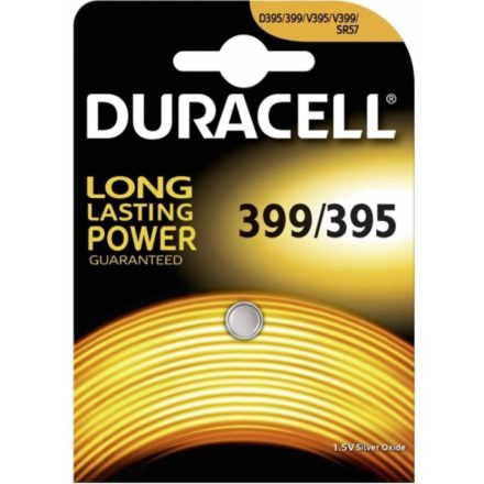 EZÜST AKKUMULÁTOR DURACELL D 399 395 SR57 1,5V Buborékfólia 1 db.