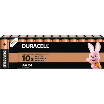 DURACELL Basic AA LR6 alkáli elemek 24 db