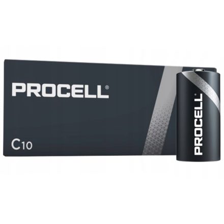 Duracell Procell C Alkáli Elemek LR14 R14 10 db