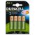Elem Akku ceruza R6 2500mAh Ni-Mh Duracell 4db/bliszter