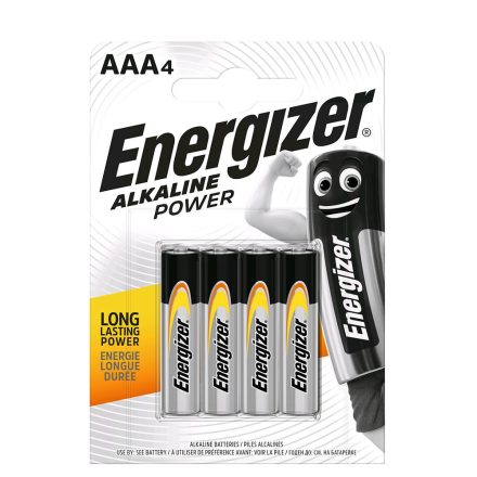 Energizer Alkaline Power Alkáli Mikro Elem AAA B4