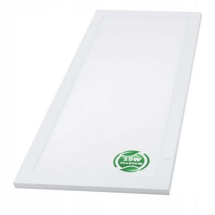 LED panel Süllyesztett/Felületre szerelhető kazetta 60x30cm 15W 4000K 1900lm 120° ECOLIGHT