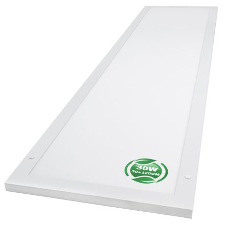 LED panel Süllyesztett/Felületre szerelhető kazetta 120x30cm 30W 4000K 4000lm 120° ECOLIGHT