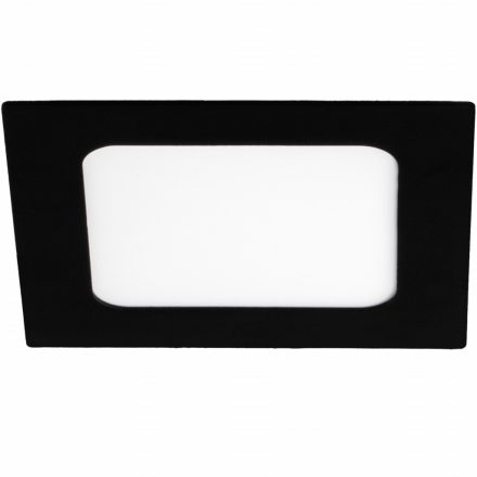 LED panel mennyezeti 6W 4000K 360lm 11cm négyzetes felületre szerelt fekete