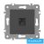 ELDLUX ELDGROUND RJ45 Cat.6 UTP aljzat Fekete