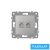 ELDLUX ELDGROUND 2×RJ45 Cat.5e UTP aljzat ezüst