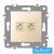 ELDLUX ELDGROUND 2×RJ45 Cat.6 UTP aljzat Arany