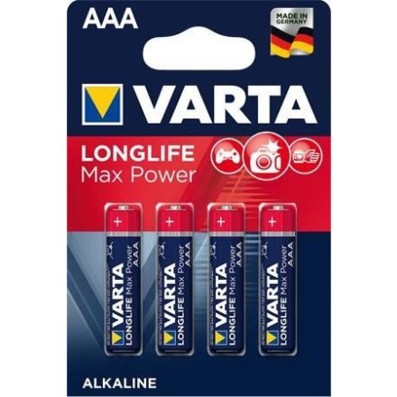 VARTA Max Power Alkáli Ceruza Elem AAA B4