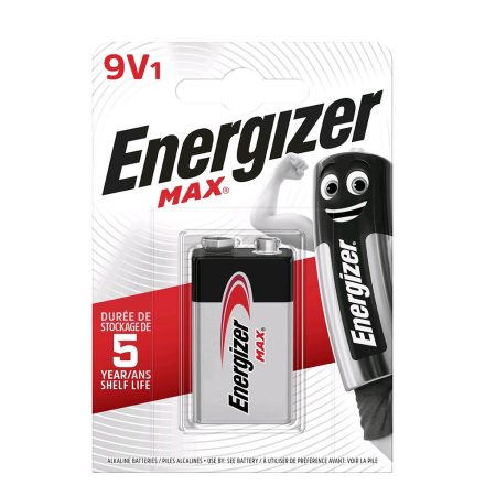 Energizer Max Alkáli Elem 9V B1