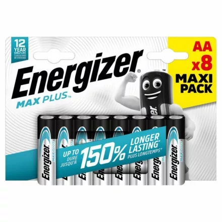 Energizer Max Plus Alkáli Ceruza Elem AA B8