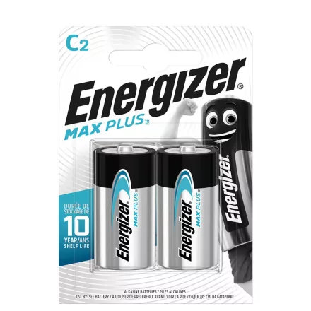 Energizer Max Plus Alkáli Baby Elem C B2